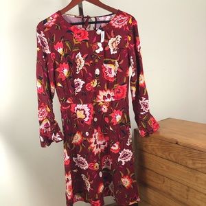 Old Navy Fall Dress, floral pattern